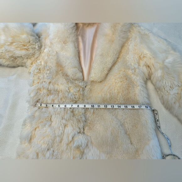 Vintage 1984 alpaca fur jacket with fur buttons Purchased new in L.A. 1980s  xs - Picture 15 of 16